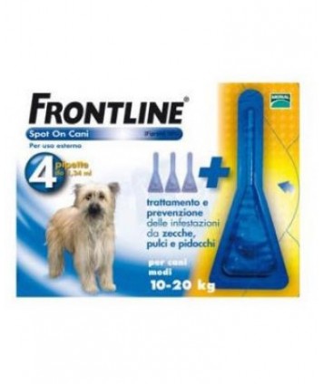 MERIAL FRONTLINE SPOT-ON CANI 10-20KG 4 PIPETTE 1,34ML 